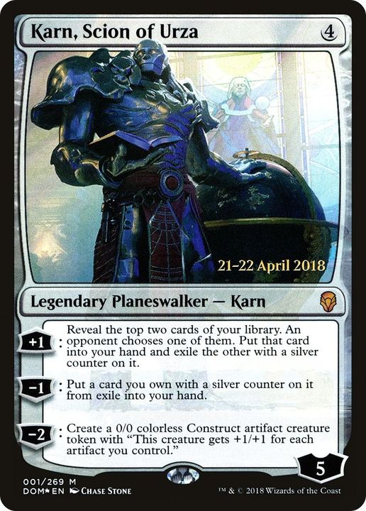 Karn, Scion of Urza in the group Magic the Gathering / Sets / Dominaria Promos at Proxyprinters.com (37011)