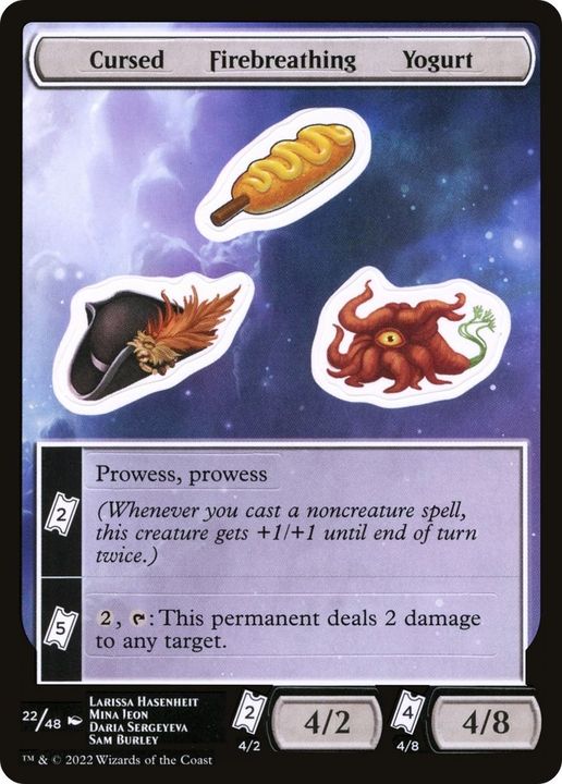 Cursed Firebreathing Yogurt in the group Magic the Gathering / Types / Colors / Colorless at Proxyprinters.com (37016)