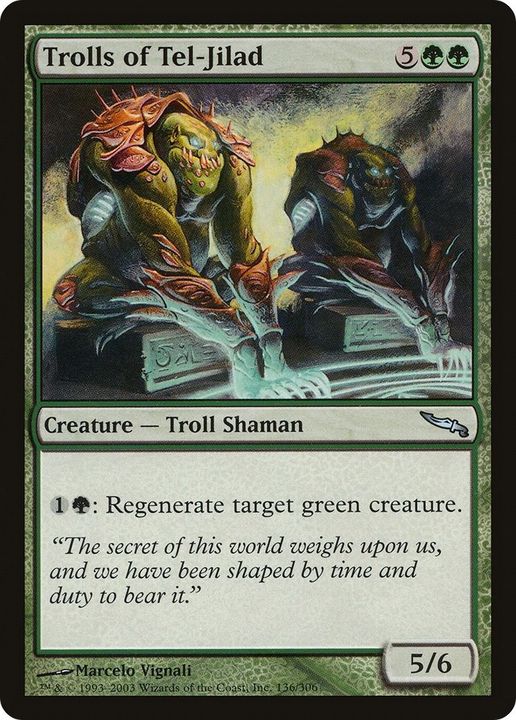 Trolls of Tel-Jilad in the group Magic the Gathering / Types / Colors / Green at Proxyprinters.com (37017)