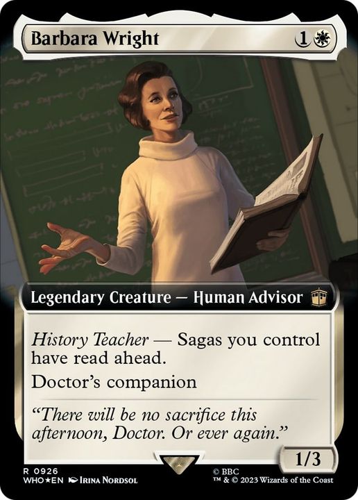 Barbara Wright in the group Magic the Gathering / Types / Creatures / Human at Proxyprinters.com (37025)