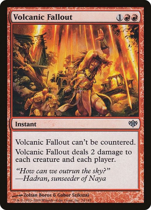 Volcanic Fallout in the group Magic the Gathering / Sets / Conflux at Proxyprinters.com (37052)