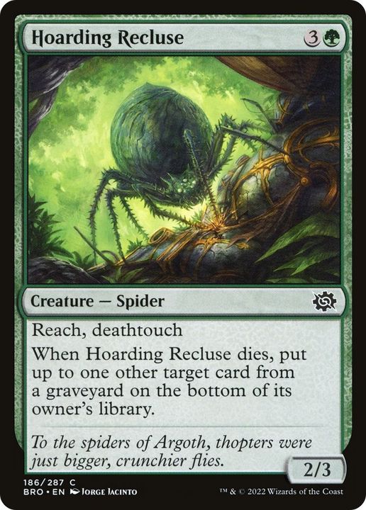 Hoarding Recluse in the group Magic the Gathering / Sets / The Brothers' War at Proxyprinters.com (37061)