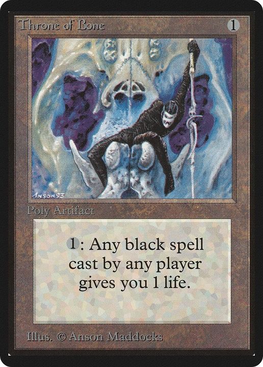 Throne of Bone in the group Magic the Gathering / Types / Artifacts / Artifact at Proxyprinters.com (37066)