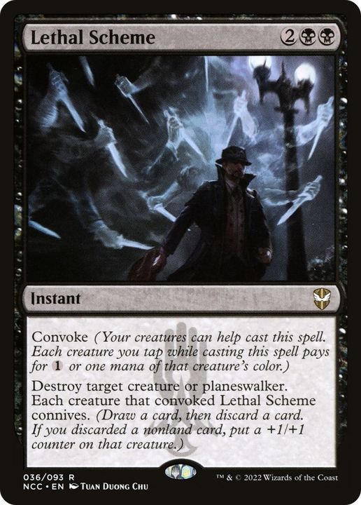 Lethal Scheme in the group Magic the Gathering / Types / Colors / Black at Proxyprinters.com (37116)