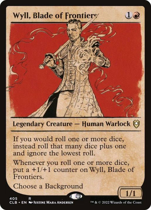 Wyll, Blade of Frontiers in the group Magic the Gathering / Types / Creatures / Human at Proxyprinters.com (37123)