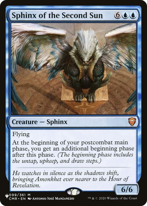 Sphinx of the Second Sun in the group Magic the Gathering / Types / Colors / Blue at Proxyprinters.com (37138)