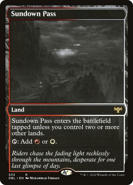 Sundown Pass in the group Magic the Gathering / Types / Colors / Colorless at Proxyprinters.com (37153)