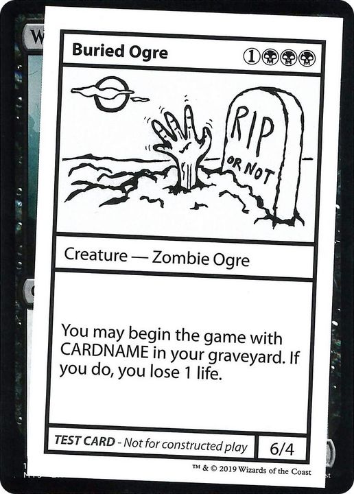 Buried Ogre in the group Magic the Gathering / Types / Creatures / Zombie at Proxyprinters.com (37167)