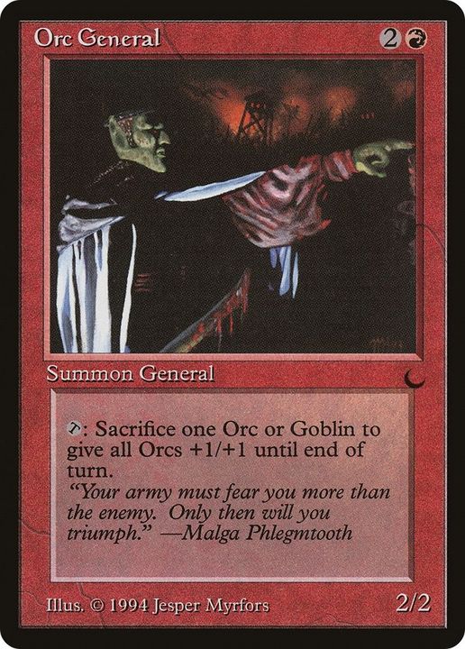 Orc General in the group Magic the Gathering / Types / Creatures / Warrior at Proxyprinters.com (37168)