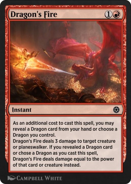 Dragon's Fire in the group Magic the Gathering / Sets / Alchemy Horizons: Baldur's Gate at Proxyprinters.com (37171)