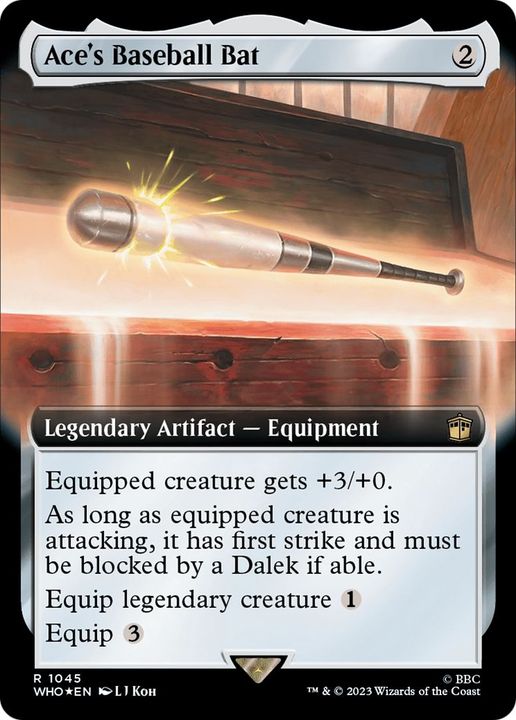 Ace's Baseball Bat in the group Magic the Gathering / Types / Artifacts / Legendary Artifact at Proxyprinters.com (37177)