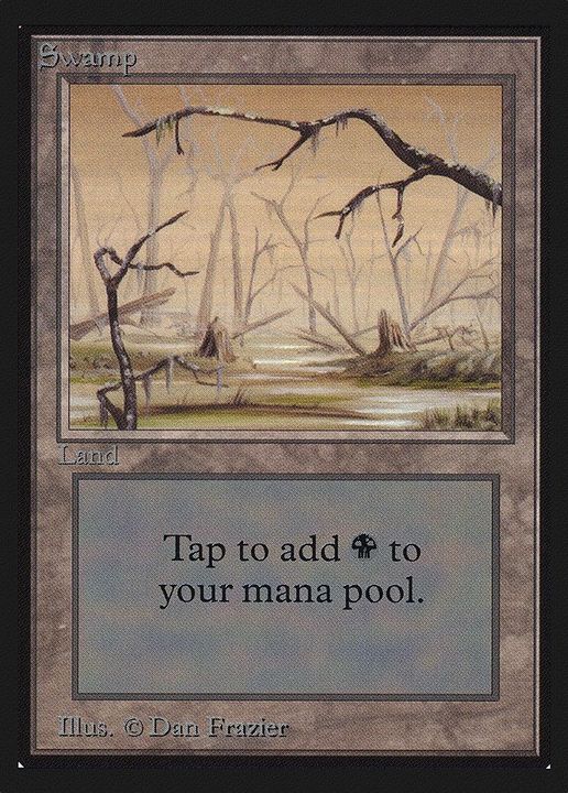 Swamp in the group Magic the Gathering / Sets / Intl. Collectors' Edition at Proxyprinters.com (3718)