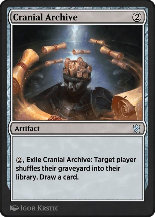 Cranial Archive in the group Magic the Gathering / Types / Artifacts / Artifact at Proxyprinters.com (37188)