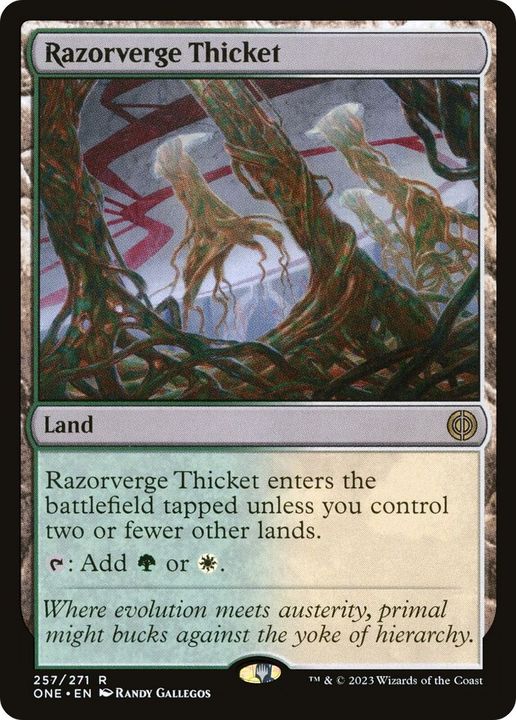 Razorverge Thicket in the group Magic the Gathering / Types / Colors / Colorless at Proxyprinters.com (37192)