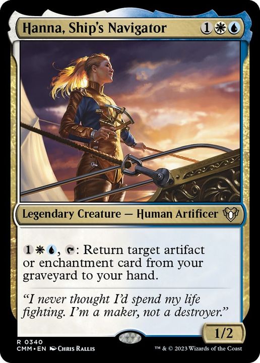 Hanna, Ship's Navigator in the group Magic the Gathering / Sets / Commander Masters at Proxyprinters.com (37193)