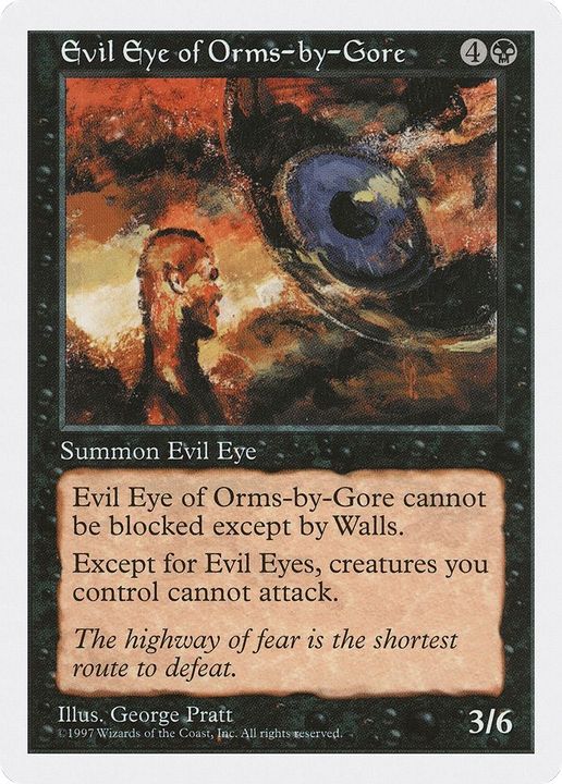 Evil Eye of Orms-by-Gore in the group Magic the Gathering / Types / Colors / Black at Proxyprinters.com (37215)