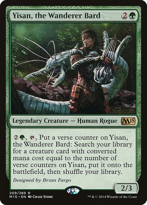 Yisan, the Wanderer Bard in the group Magic the Gathering / Types / Creatures / Human at Proxyprinters.com (37221)