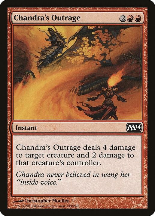 Chandra's Outrage in the group Magic the Gathering / Sets / Magic 2015 at Proxyprinters.com (37226)