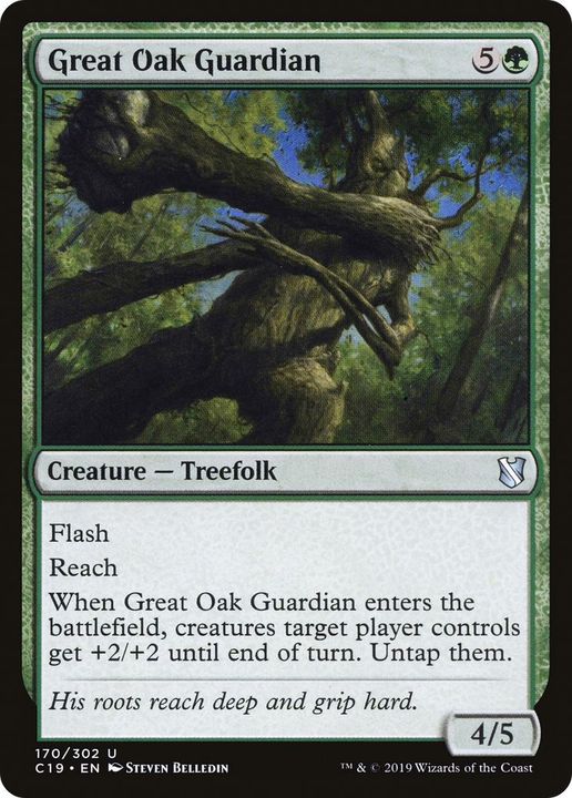 Great Oak Guardian in the group Magic the Gathering / Sets / Commander 2019 at Proxyprinters.com (37230)