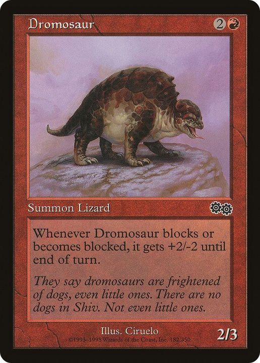 Dromosaur in the group Magic the Gathering / Sets / Urza's Saga at Proxyprinters.com (37244)