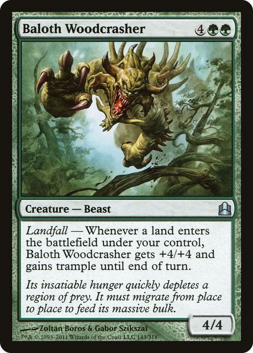 Baloth Woodcrasher in the group Magic the Gathering / Types / Colors / Green at Proxyprinters.com (37257)