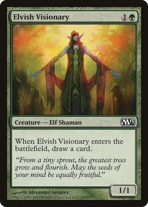 Elvish Visionary in the group Magic the Gathering / Sets / Magic 2014 at Proxyprinters.com (37262)