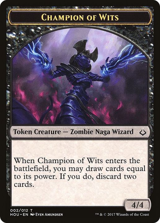 Champion of Wits in the group Magic the Gathering / Types / Creatures / Wizard at Proxyprinters.com (37266)