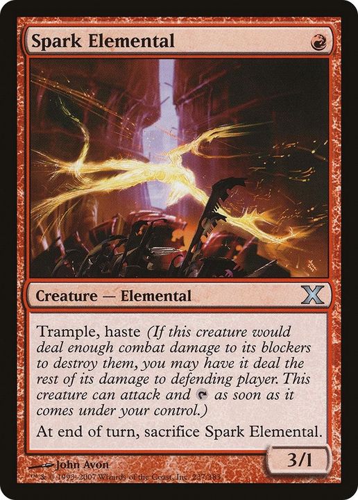 Spark Elemental in the group Magic the Gathering / Sets / Tenth Edition at Proxyprinters.com (3727)