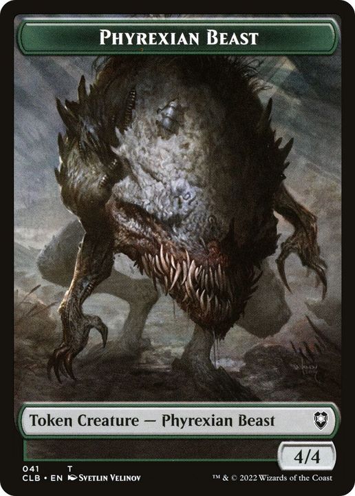 Phyrexian Beast in the group Magic the Gathering / Types / Colors / Green at Proxyprinters.com (37275)