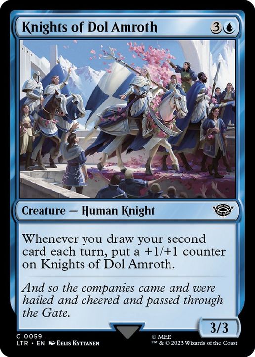 Knights of Dol Amroth in the group Magic the Gathering / Types / Creatures / Human at Proxyprinters.com (37312)