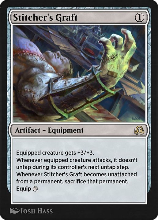 Stitcher's Graft in the group Magic the Gathering / Types / Artifacts / Artifact at Proxyprinters.com (37313)