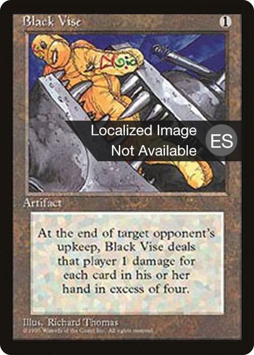 Black Vise in the group Magic the Gathering / Sets / Fourth Edition Foreign Black Border at Proxyprinters.com (37324)