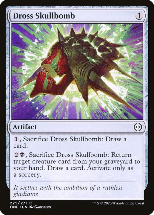 Dross Skullbomb in the group Magic the Gathering / Types / Artifacts / Artifact at Proxyprinters.com (37343)