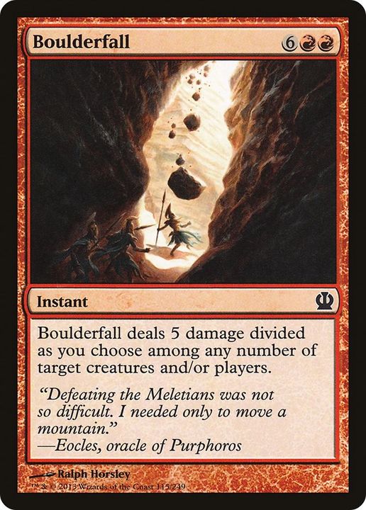 Boulderfall in the group Magic the Gathering / Types / Colors / Red at Proxyprinters.com (37391)