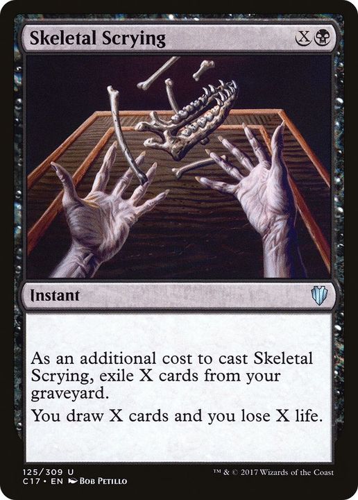 Skeletal Scrying in the group Magic the Gathering / Sets / Commander 2017 at Proxyprinters.com (37418)