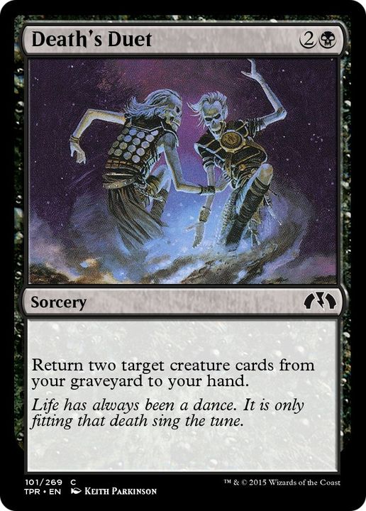 Death's Duet in the group Magic the Gathering / Sets / Tempest Remastered at Proxyprinters.com (37446)