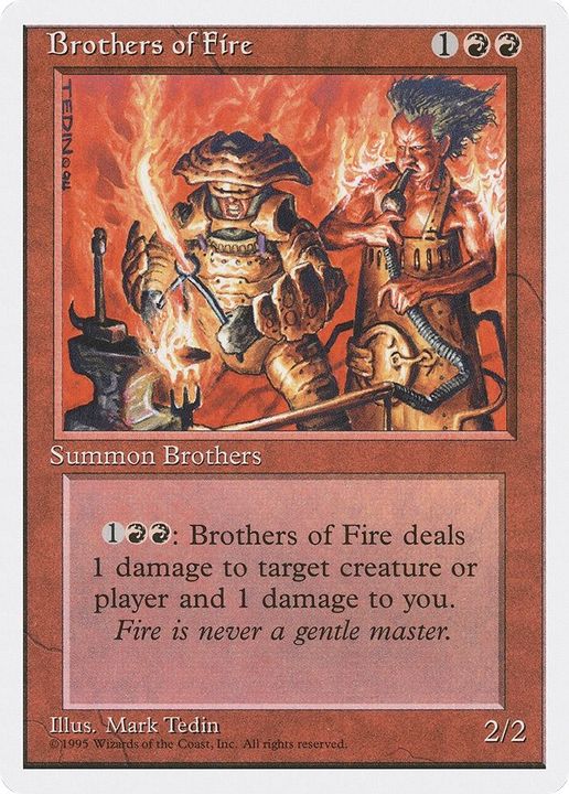 Brothers of Fire in the group Magic the Gathering / Sets / Fourth Edition at Proxyprinters.com (37449)