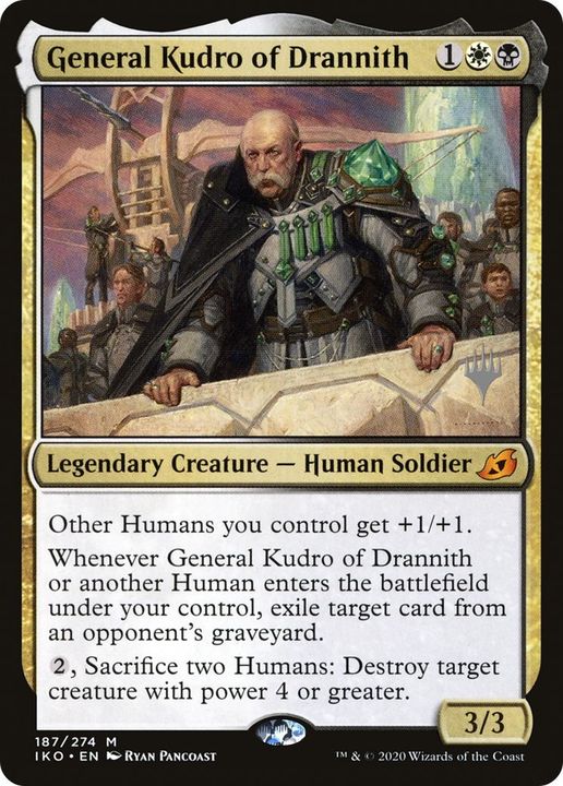 General Kudro of Drannith in the group Magic the Gathering / Types / Colors / Multicolors / B, W at Proxyprinters.com (37487)