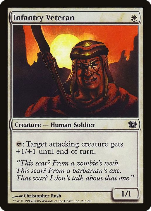 Infantry Veteran in the group Magic the Gathering / Types / Creatures / Human at Proxyprinters.com (37496)