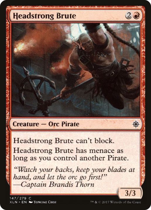 Headstrong Brute in the group Magic the Gathering / Types / Colors / Red at Proxyprinters.com (37502)