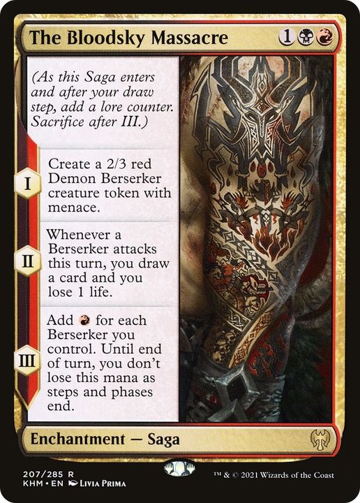 The Bloodsky Massacre in the group Magic the Gathering / Types / Colors / Multicolors / B, R at Proxyprinters.com (37503)