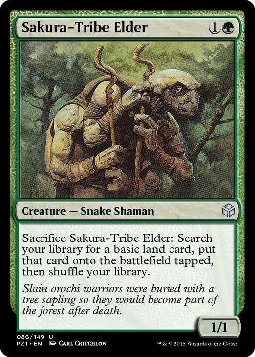 Sakura-Tribe Elder in the group Magic the Gathering / Types / Colors / Green at Proxyprinters.com (37506)