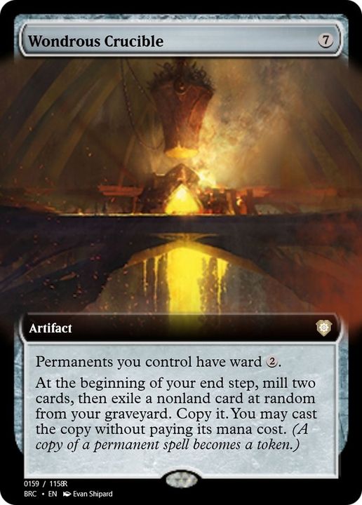 Wondrous Crucible in the group Magic the Gathering / Types / Artifacts / Artifact at Proxyprinters.com (37529)