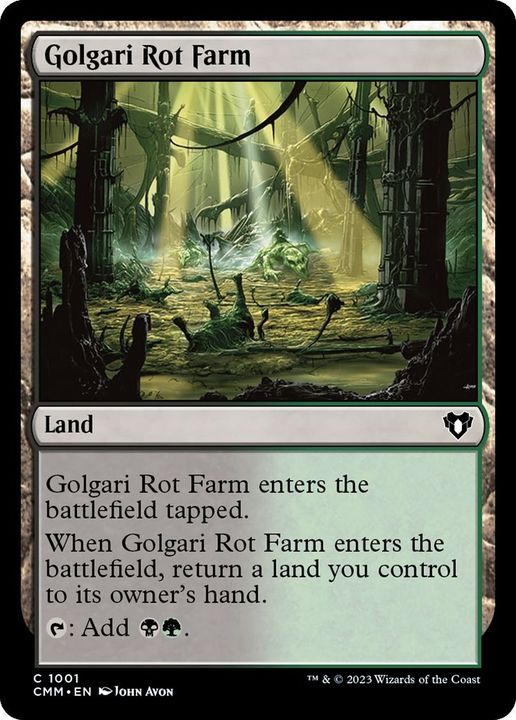 Golgari Rot Farm in the group Magic the Gathering / Sets / Commander Masters at Proxyprinters.com (37530)