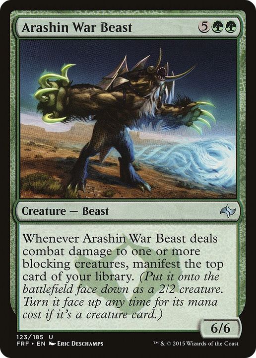 Arashin War Beast in the group Magic the Gathering / Types / Colors / Green at Proxyprinters.com (37533)