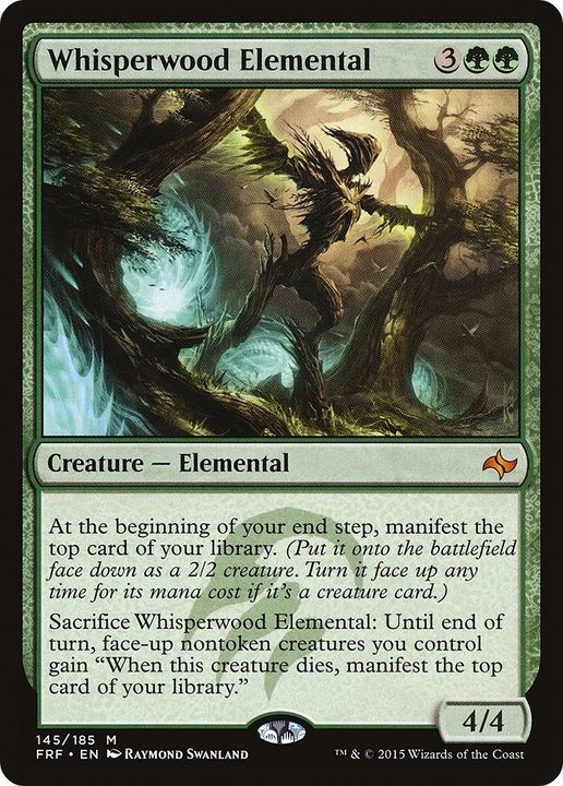 Whisperwood Elemental in the group Magic the Gathering / Types / Colors / Green at Proxyprinters.com (37562)