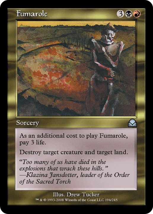 Fumarole in the group Magic the Gathering / Types / Colors / Multicolors / B, R at Proxyprinters.com (37571)