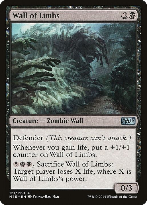 Wall of Limbs in the group Magic the Gathering / Types / Creatures / Zombie at Proxyprinters.com (37585)