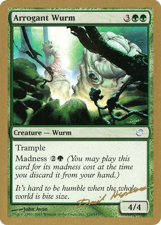 Arrogant Wurm in the group Magic the Gathering / Types / Colors / Green at Proxyprinters.com (37596)