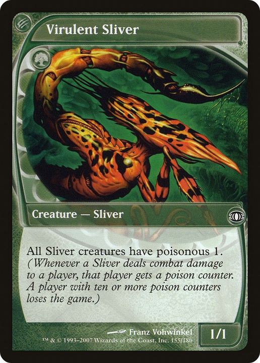 Virulent Sliver in the group Magic the Gathering / Sets / Future Sight at Proxyprinters.com (37601)